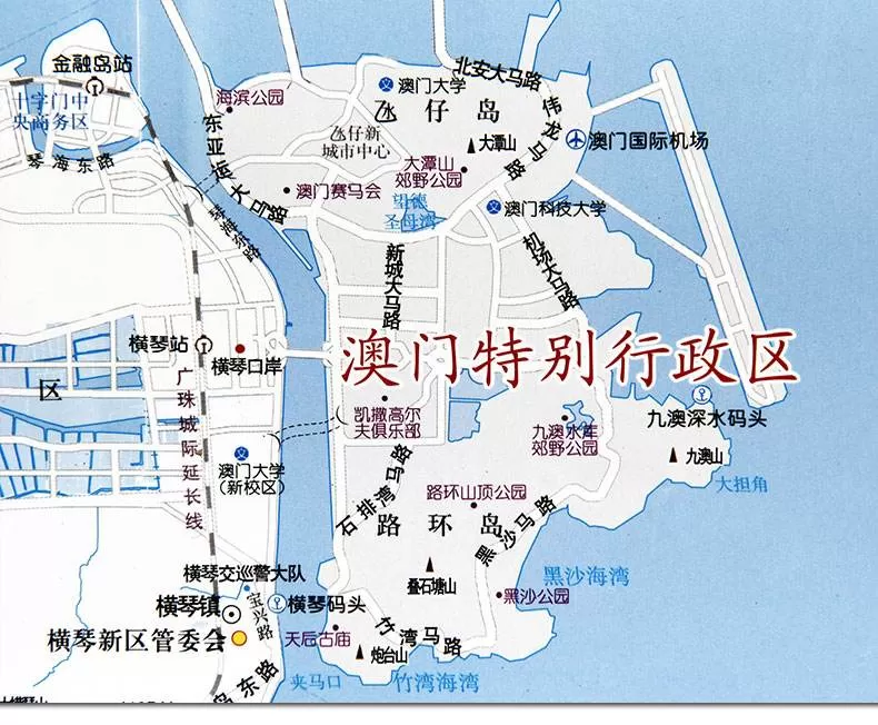 珠海市旅游地图(珠海旅游地图高清版大图)