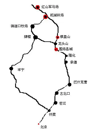 坝上旅游路线地图(坝上自驾游路线推荐)