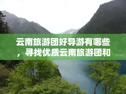 去云南旅游报什么团好(去云南旅游在哪里报团好一点)