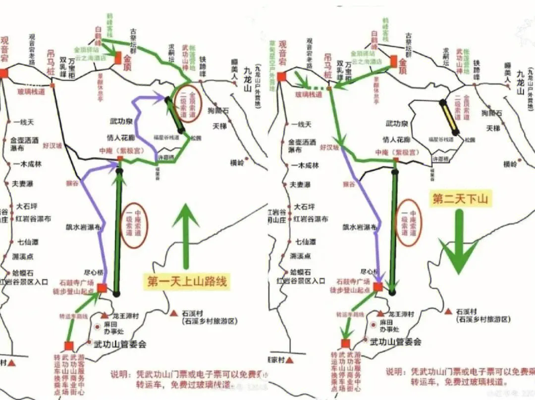 武功山路线攻略(武功山攻略路线图 地图)