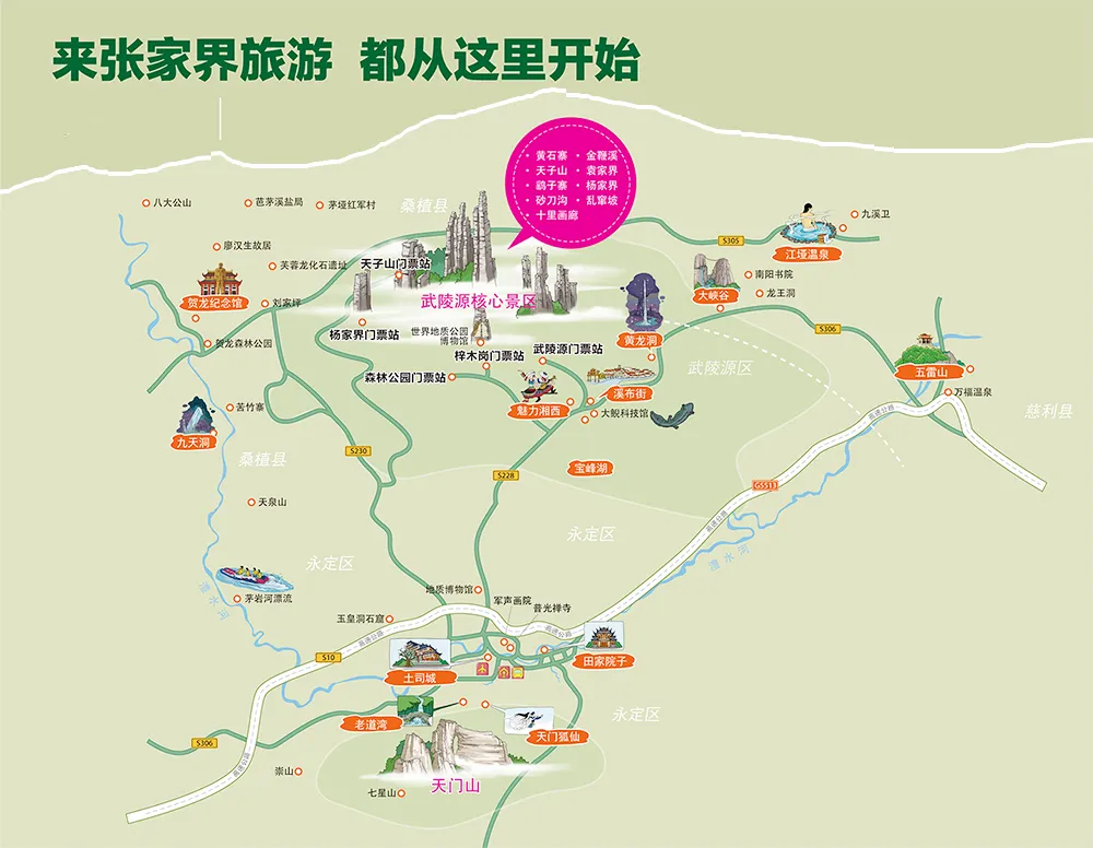 张家界二日游路线(张家界2日游多少费用)