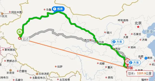长沙到乌鲁木齐自驾游路线(长沙到乌鲁木齐自驾游路线攻略)