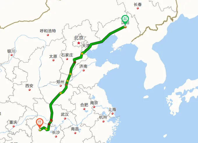 长春到张家界最佳路线(长春到张家界最佳路线图)