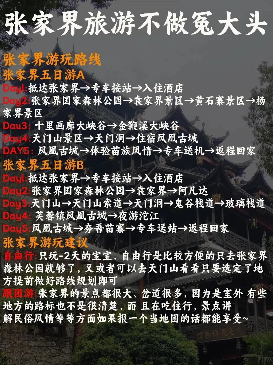 张家界旅游必须(张家界旅游必须要坐索道?)