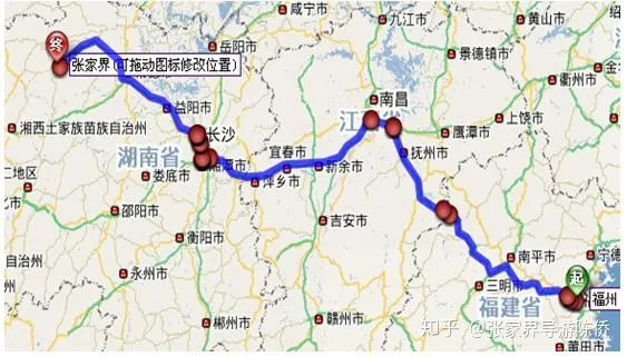 广东去张家界自驾游路线(广东去张家界自驾游路线图)