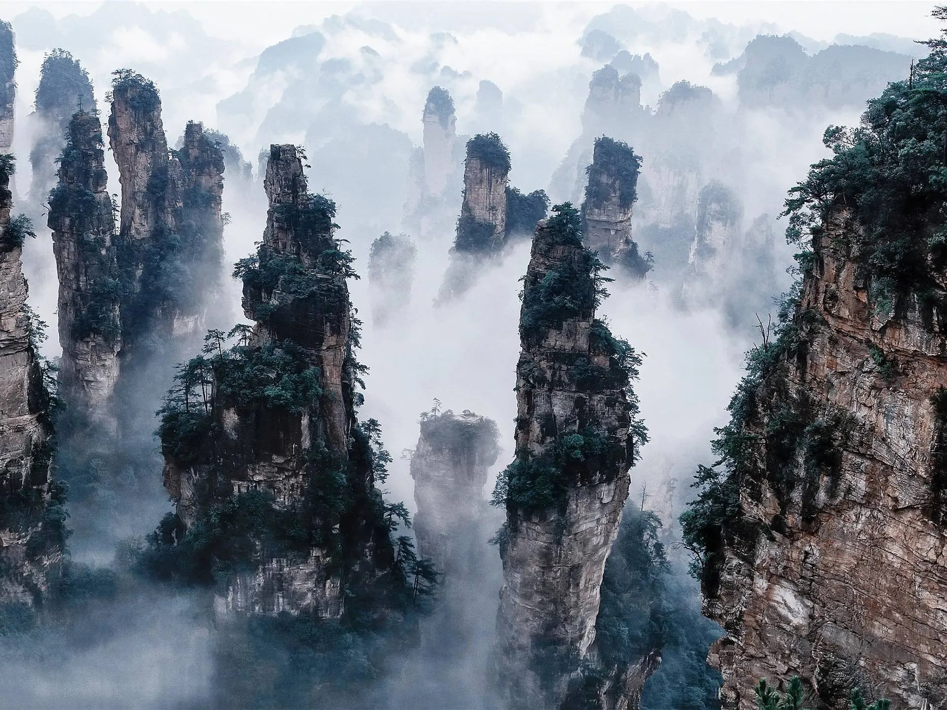 张家界的旅游景区(湖南张家界旅游景区图片)