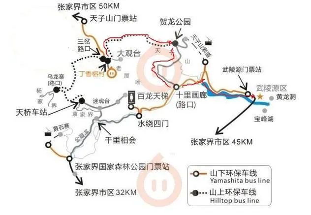 去张家界的路线图(请问去张家界旅游怎么走?)