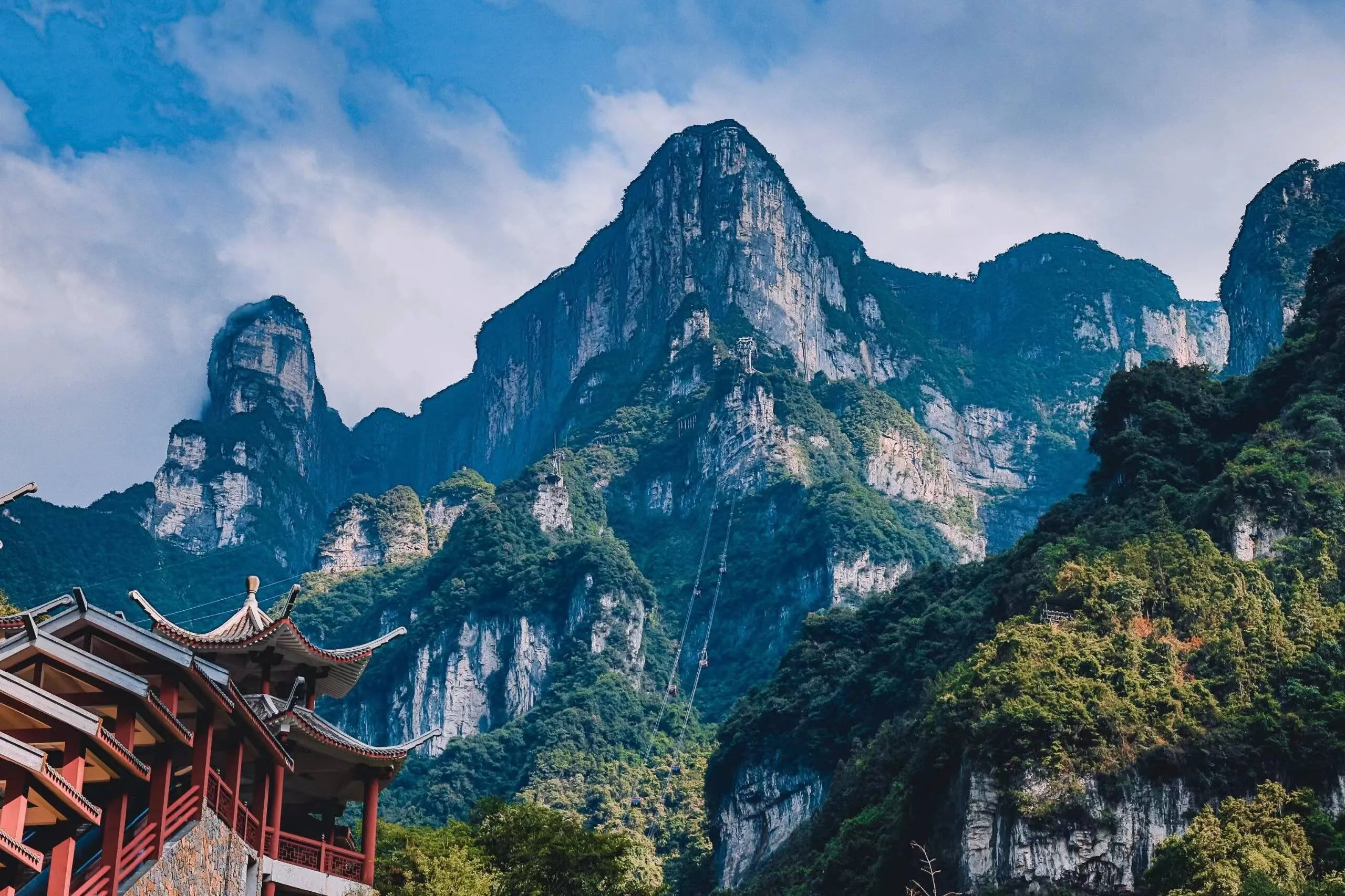 张家界旅游的景区(张家界旅游景区分布图)
