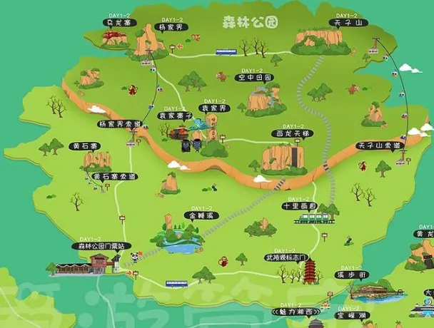 张家界旅游路线三日游(张家界旅游路线三日游推荐)