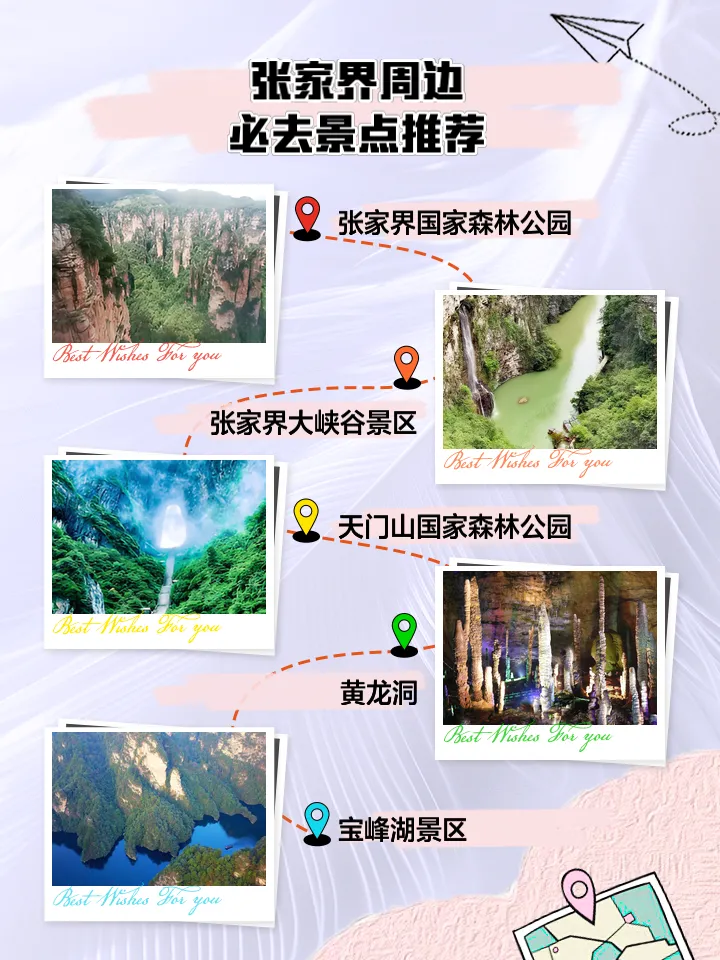 张家界必去景点路线(张家界必去景点路线图)