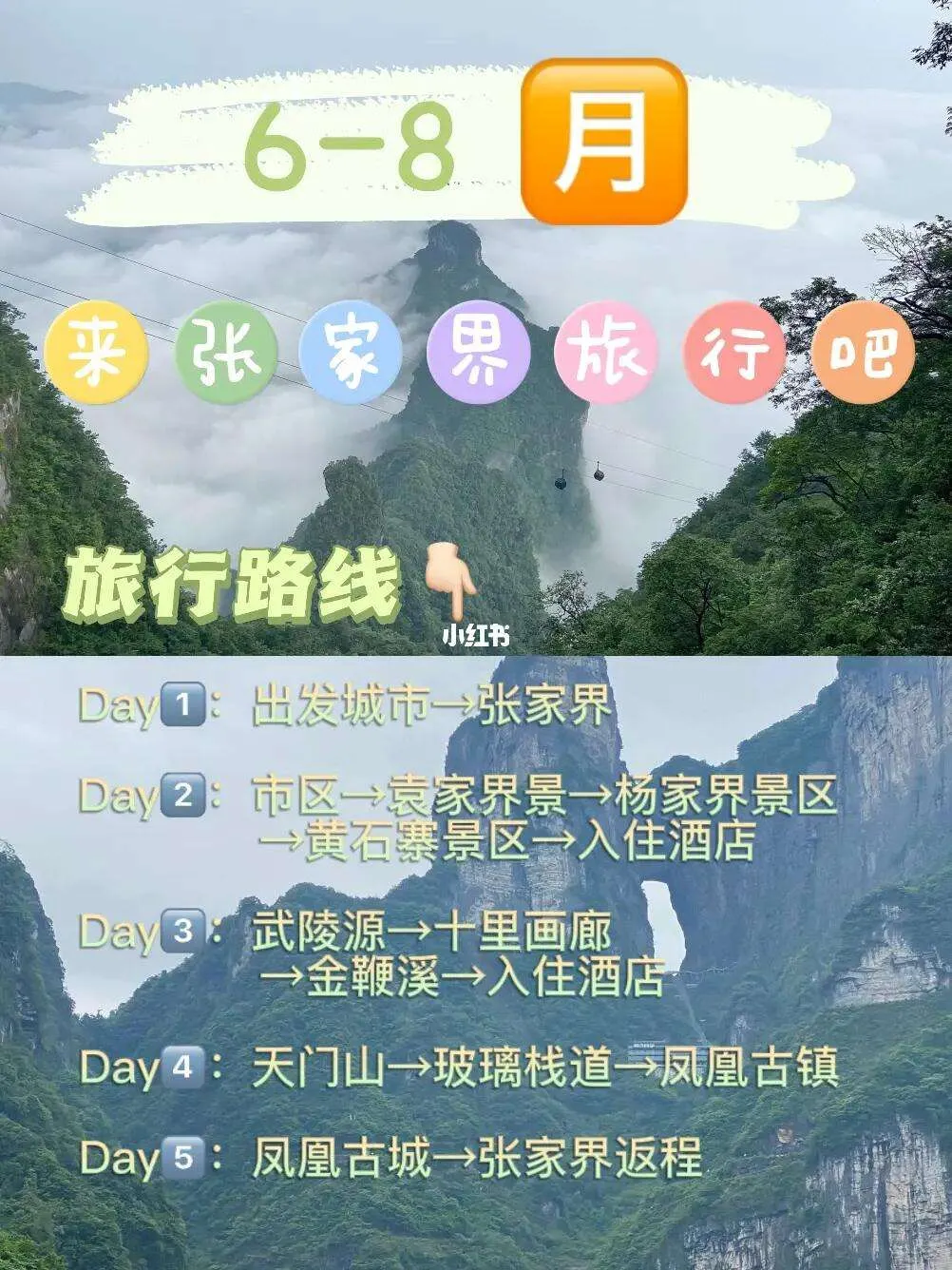 张家界旅游攻略详细安排(张家界旅游攻略,旅游须知)