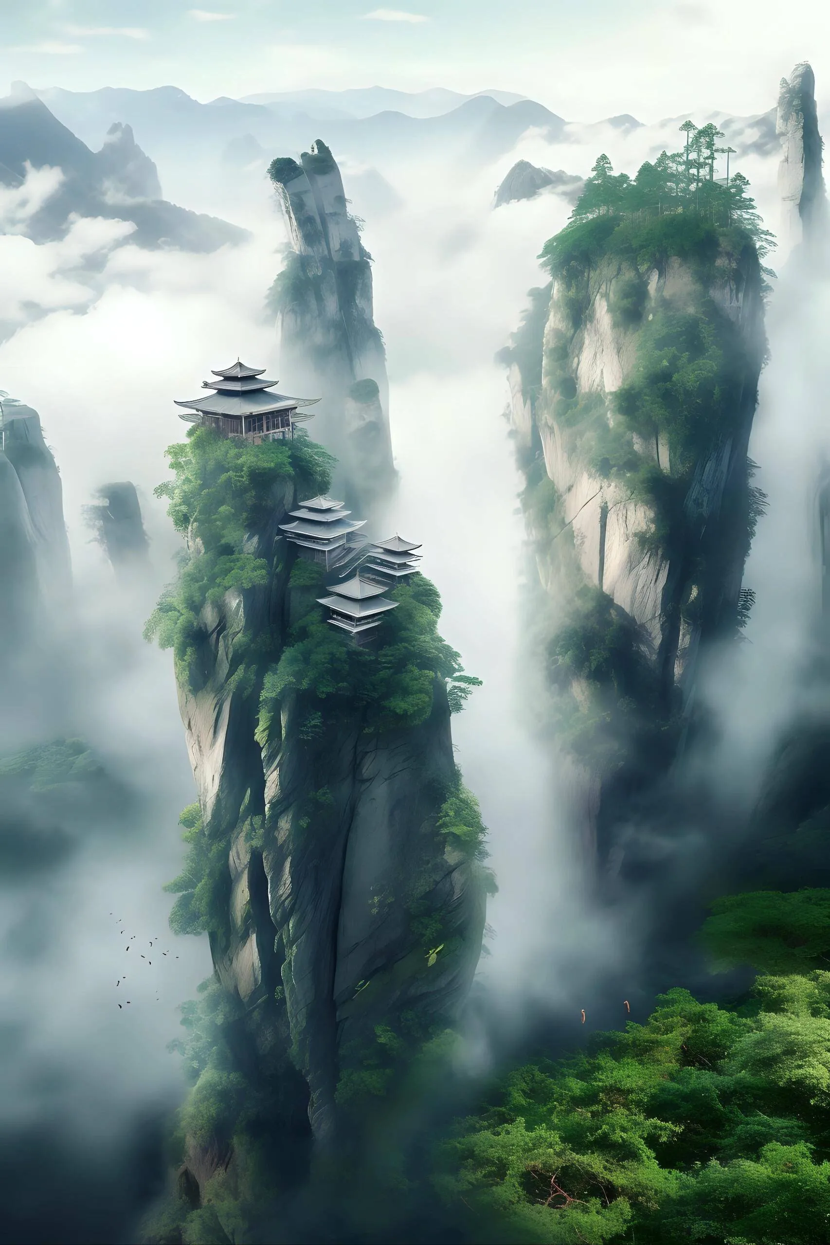 湖南旅游景点张家界全景(湖南张家界旅游景点全景图)