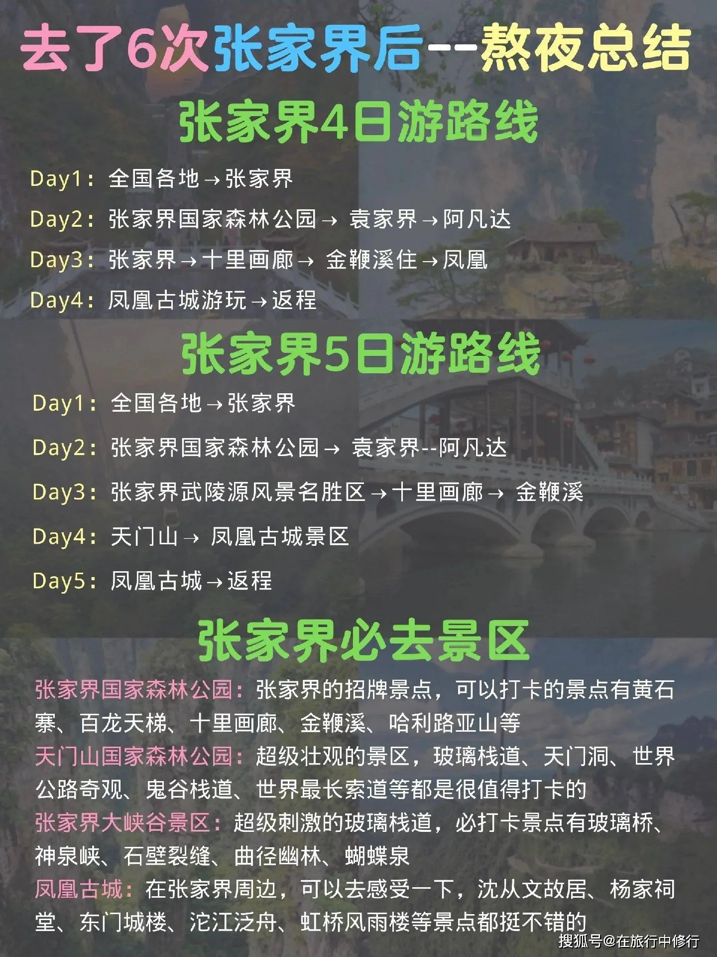 湖南张家界组团旅游攻略(湖南张家界旅游攻略自由行三天)