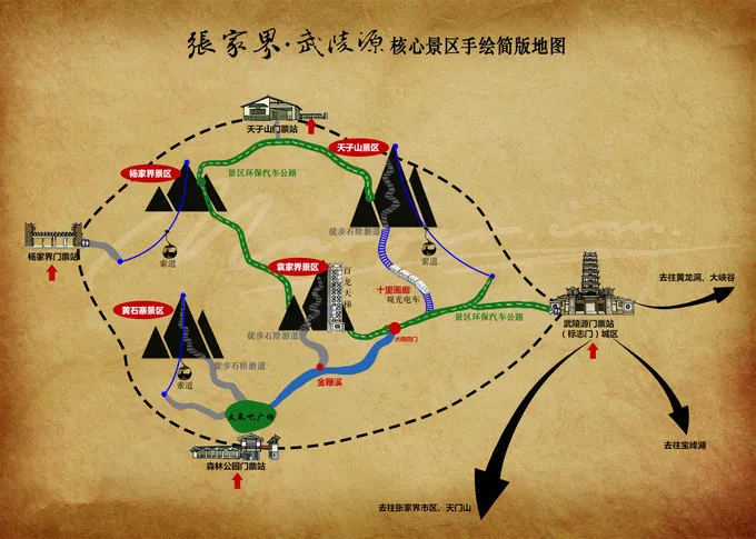 到张家界三日游攻略线路(到张家界自由行的旅游攻略)