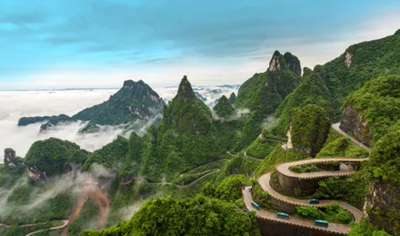 张家界森林公园天门山(张家界森林公园天门山哪个好玩)